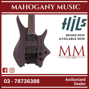 HILS NEXT Series Headless Guitar HN5 - Satin Metallic Deep Purple