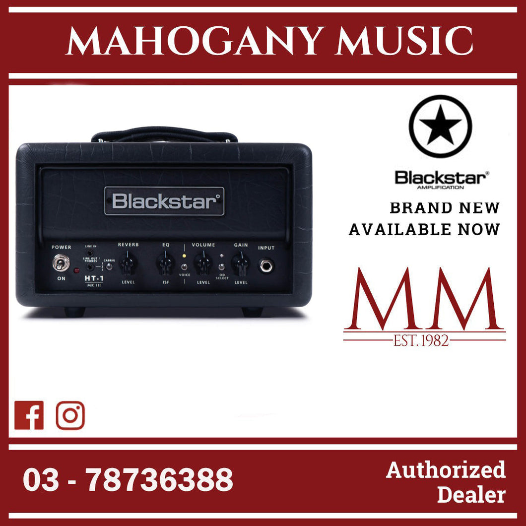 Blackstar HT1RH MKIII 1-Watt Electric Guitar Amp, Head