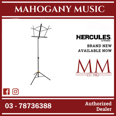 Hercules BS020BB Ultra Light Compact Music Stand with Bag