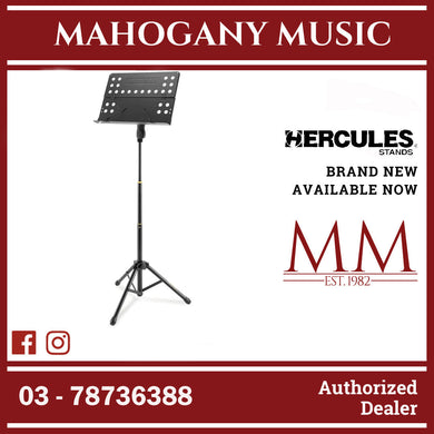 Hercules BS418B PLUS Orchestra Stand, Perforated Desk