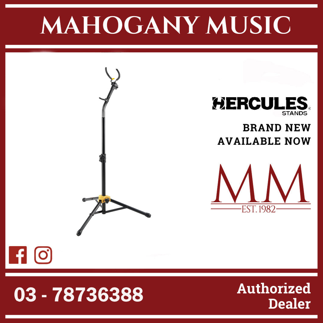 Hercules DS730B Auto Grip System Alto/Tenor Saxophone Stand, Tall