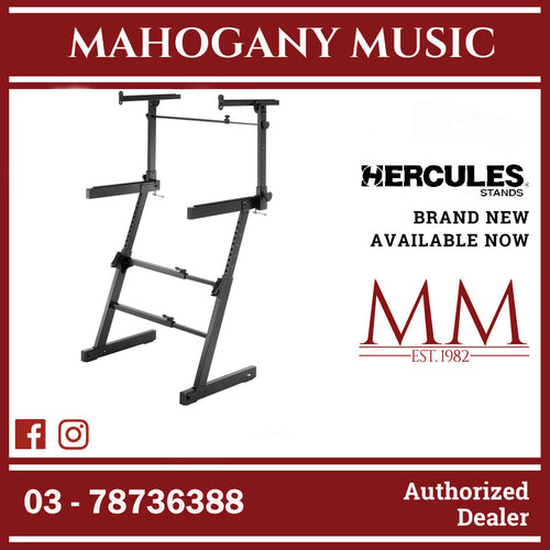 Hercules KS410B Autolock Z-Keyboard Stand With Tier