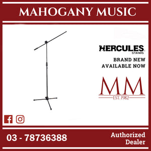 Hercules MS434B Quick Turn Tripod Microphone Stand with 3 In 1 Boom