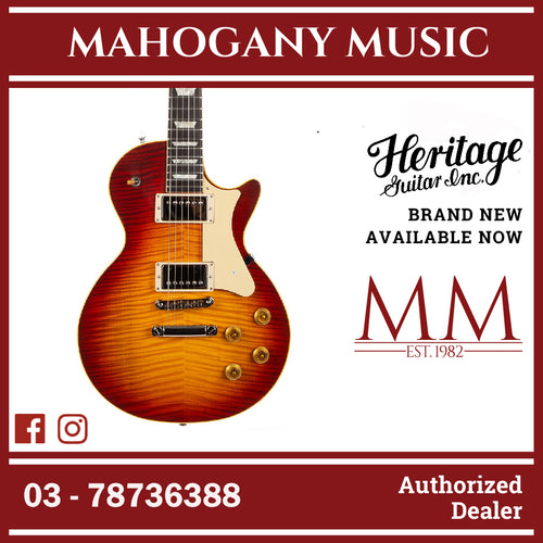 [PREORDER] Heritage Custom Shop Core Collection H-150 Electric Guitar with Case, Dark Cherry Sunburst