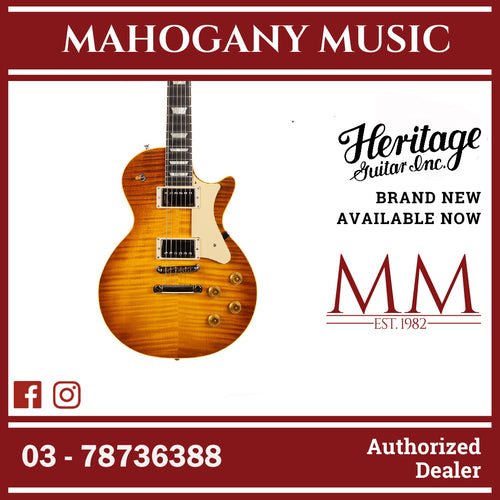 [PREORDER] Heritage Custom Shop Core Collection H-150 Electric Guitar with Case, Dirty Lemon Burst