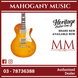 [PREORDER] Heritage Custom Shop Core Collection H-150 Plain Top Electric Guitar, Dirty Lemon Burst (AA)
