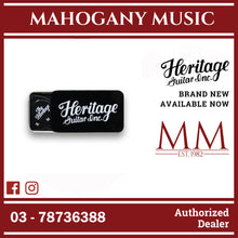 [PREORDER] Heritage Guitars Celluloid Black Vintage Guitar Pick, Medium, 12-Pick Tin