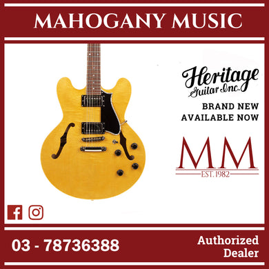 [PREORDER] Heritage Standard H-535 Semi-Hollow Electric Guitar with Case, Antique Natural