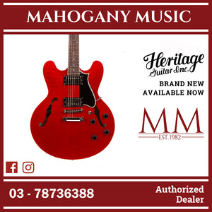 [PREORDER] Heritage Standard H-535 Semi-Hollow Electric Guitar with Case, Trans Cherry