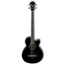 Ibanez AEB8E-BK AEB Series Acoustic Electric Bass, Black High Gloss