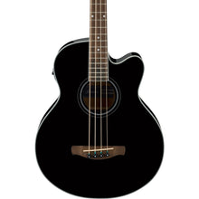 Ibanez AEB8E-BK AEB Series Acoustic Electric Bass, Black High Gloss