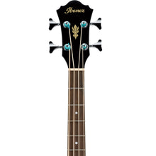 Ibanez AEB8E-BK AEB Series Acoustic Electric Bass, Black High Gloss