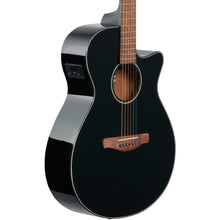 Ibanez AEG50-BK AEG Series Grand Concert Acoustic Electric Guitar, Black High Gloss