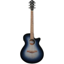 Ibanez AEG50-IBH AEG Series Grand Concert Acoustic Electric Guitar, Indigo Blue Burst High Gloss