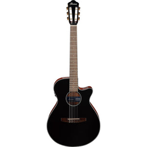 Ibanez AEG50N-BKH AEG Series Nylon Stringed Acoustic Electric Guitar, Black High Gloss