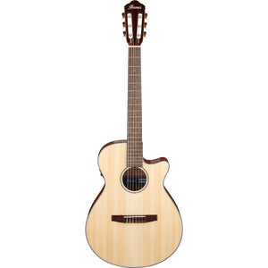 Ibanez AEG50N-NT AEG Series Nylon Stringed Acoustic Electric Guitar, Natural High Gloss