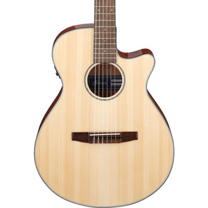 Ibanez AEG50N-NT AEG Series Nylon Stringed Acoustic Electric Guitar, Natural High Gloss