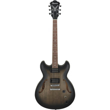 Ibanez AS53-TKF Artcore AS Series Electric Guitar, Transparent Black Flat