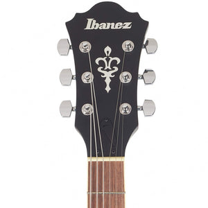 Ibanez AS53-TKF Artcore AS Series Electric Guitar, Transparent Black Flat