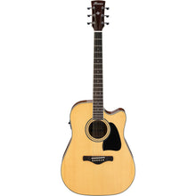 Ibanez AW70ECE-NT Artwood Series Acoustic Electric Guitar, Natural High Gloss