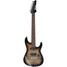 Ibanez AZ427P1PB-CKB AZ Premium Series 7-String Electric Guitar, Charcoal Black Burst