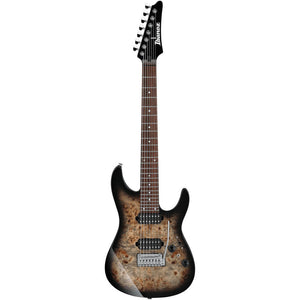 Ibanez AZ427P1PB-CKB AZ Premium Series 7-String Electric Guitar, Charcoal Black Burst