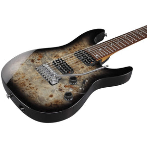 Ibanez AZ427P1PB-CKB AZ Premium Series 7-String Electric Guitar, Charcoal Black Burst
