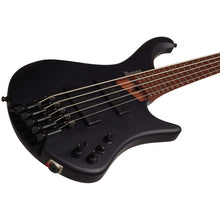 Ibanez EHB1005-BKF EHB Series 5-String Headless Electric Bass, Black Flat