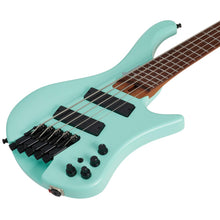 Ibanez EHB1005MS-SFM EHB Series 5-String Multi-Scale Headless Electric Bass, Sea Foam Green Matte