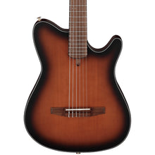 Ibanez FRH10N-BSF FRH Series Acoustic Electric Guitar, Brown Sunburst Flat