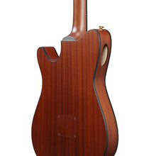 Ibanez FRH10N-BSF FRH Series Acoustic Electric Guitar, Brown Sunburst Flat