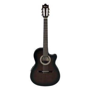 Ibanez GA35TCE-DVS GA Series Classical Acoustic Electric Guitar, Dark Violin Sunburst High Gloss