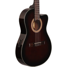 Ibanez GA35TCE-DVS GA Series Classical Acoustic Electric Guitar, Dark Violin Sunburst High Gloss