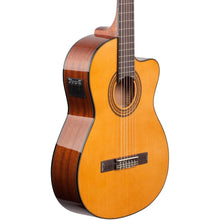 Ibanez GA6CE-AM GA Series Classical Acoustic Electric Guitar, Amber High Gloss