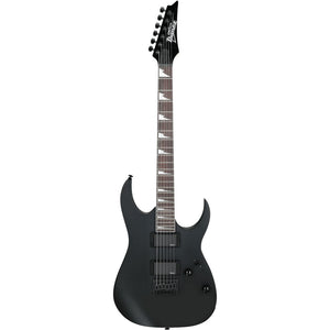 Ibanez GRG121DX-BKF RG GIO Series Electric Guitar, Black Flat