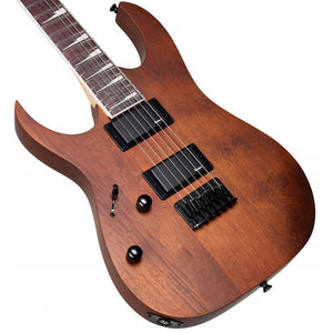 Ibanez GRG121DXL-WNF RG GIO Series Left-Handed Electric Guitar, Walnut Flat
