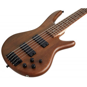 Ibanez GSR205B-WNF GIO SR Series 5-String Electric Bass, Walnut Flat