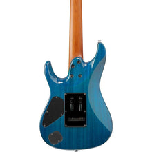 Ibanez MM1-TAB Martin Miller Signature MM Series Electric Guitar, Transparent Aqua Burst