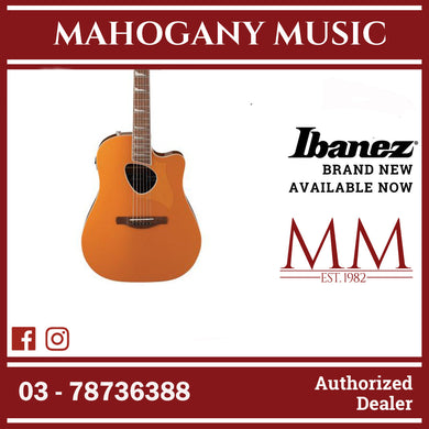 Ibanez ALT30-DOM ALTSTAR Series Acoustic Electric Guitar, Dark Orange Metallic