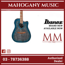 Ibanez ALT30FM-BDB ALTSTAR Series Acoustic Electric Guitar, Blue Doom Burst High Gloss