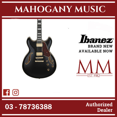 Ibanez AS93BC-BK Artcore Expressionist AS Series Electric Guitar, Black