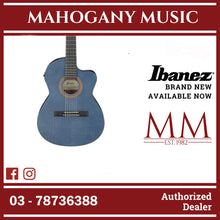 Ibanez GA5FMTCE-OB GA Series Classical Acoustic Electric Guitar, Open Pore Blue Berry