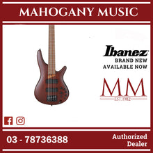 Ibanez SR505E-BM SR Standard Series 5-String Electric Bass, Brown Mahogany