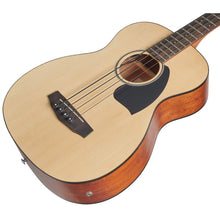 Ibanez PCBE12-OPN Performance Series Acoustic Electric Bass, Open Pore Natural