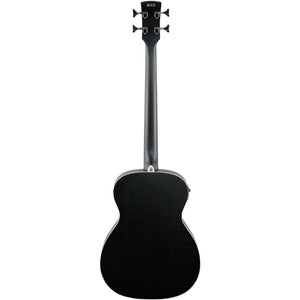 Ibanez PCBE14MH-WK Performance Series Acoustic Electric Bass, Weathered Black Open Pore