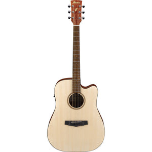 Ibanez PF10CE-OPN Performance Series Acoustic Electric Guitar, Open Pore Natural