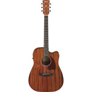 Ibanez PF12MHCE-OPN Performance Series Acoustic Electric Guitar, Open Pore Natural