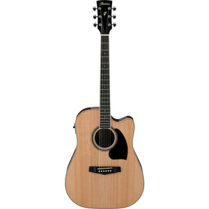 Ibanez PF15ECE-NT Performance Series Acoustic Electric Guitar, Natural High Gloss