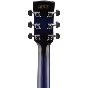 Ibanez PF15ECE-TBS Performance Series Acoustic Electric Guitar, Transparent Blue Sunburst High Gloss