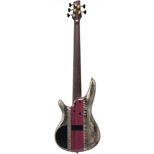 Ibanez SR5CMDX-BIL SR Series 5-String Electric Bass, Black Ice Low Gloss